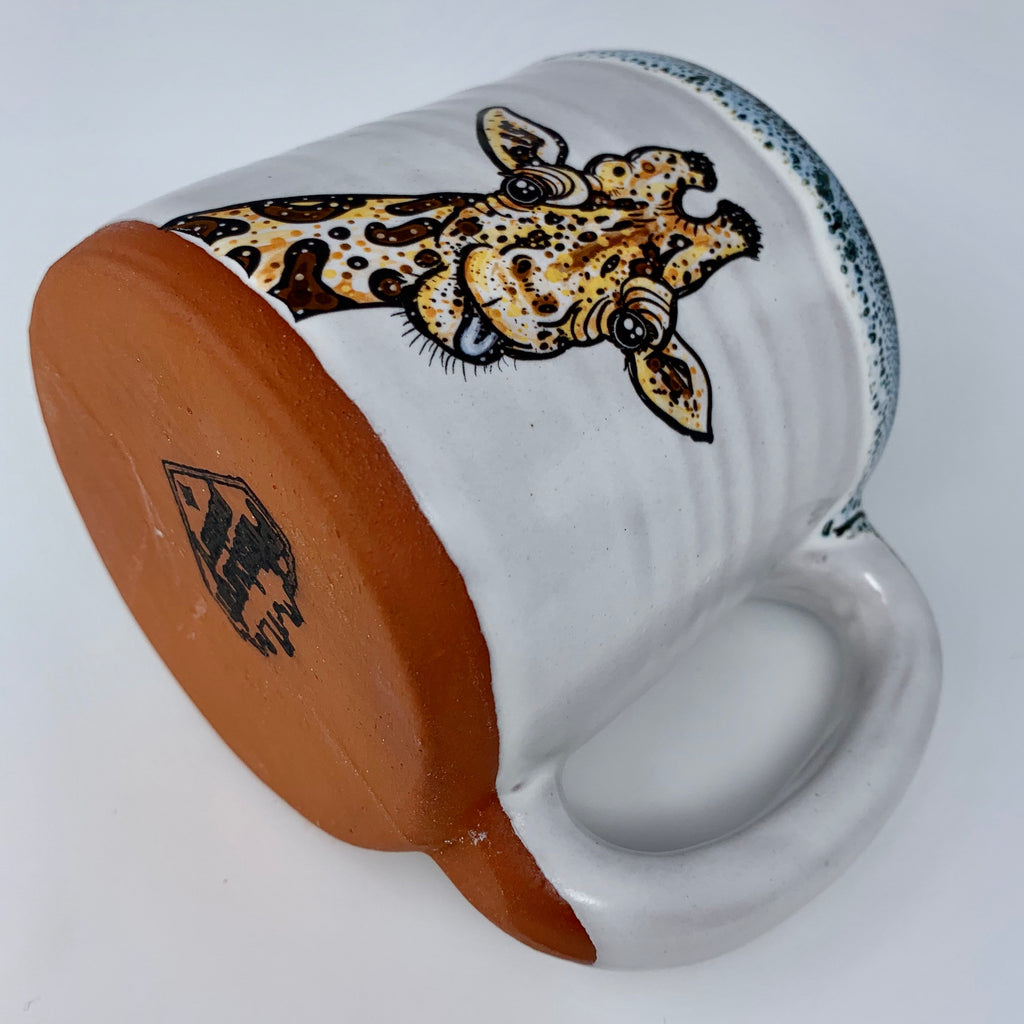 3d Hand Painted Ceramic Animal Pattern Ceramic Coffee Mug (giraffe)