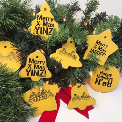 Pittsburghese Christmas Ornaments