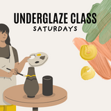 Saturday Underglaze Class 2PM-3:30PM