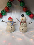 1-Day Weekend Winter Snowman Hand-Building!