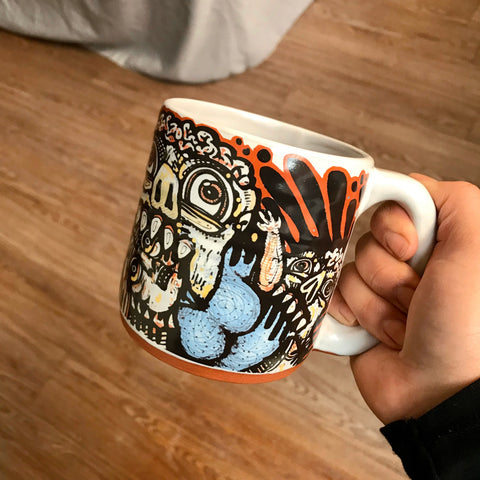 Zombie Brains Sleeve Mug