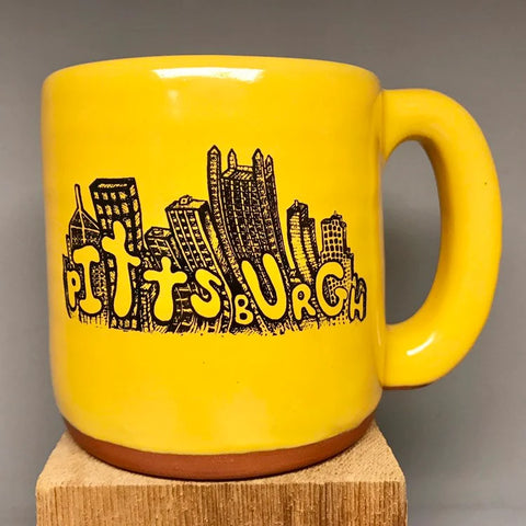 Cityscape Pittsburgh Pottery Mug