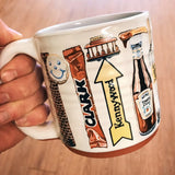 Pittsburgh Artist Series Special Edition Pittsburgh Pottery Mug featuring Mike Schiavone