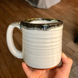 100 Point Buck Mug with Mossy Green and Black Lip Drip