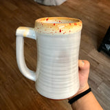 Pizza Party Guy Stein with Cheesy Lip Drip