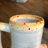 Pizza Party Guy Stein with Cheesy Lip Drip