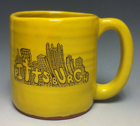 Cityscape Pittsburgh Pottery Mug - Pittsburgh Pottery