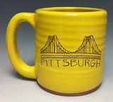 Pittsburgh Bridge Pittsburgh Pottery Mug - Pittsburgh Pottery